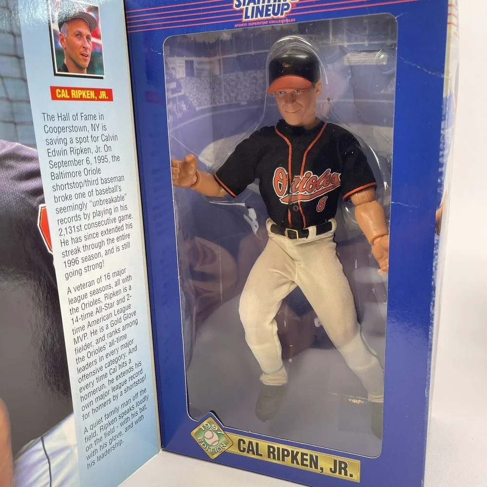 1997 Starting Lineup Cal Ripken Jr. 12 Inch Action Figure New Fully Poseable